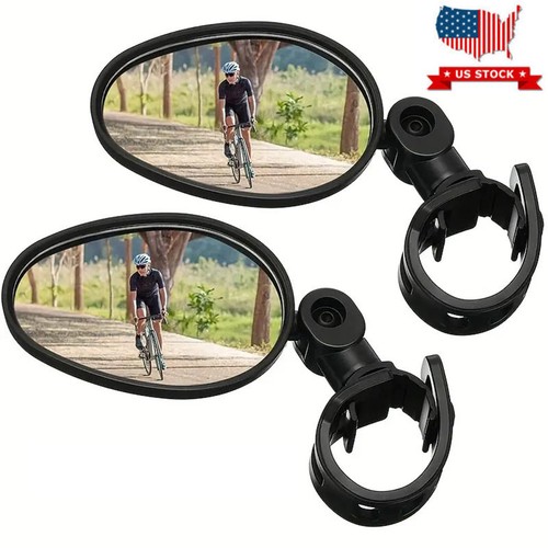 2pcs bike mirror rotaty - 2pcs, round