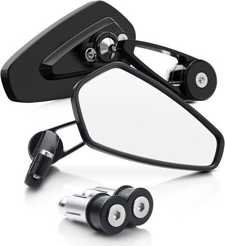 Motorcycle bar end mirrors - end,